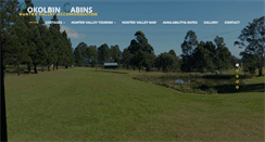 Desktop Screenshot of pokolbincabins.com.au
